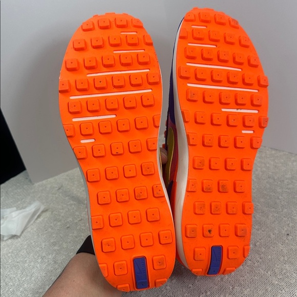 NIKE Waffle One Racer Blue Hyper Pink Women’s 10 Shoes Sneakers - Picture 7 of 11